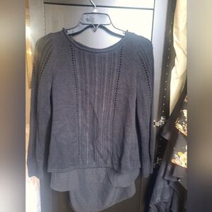 Lucky Brand Two-fer Sweater